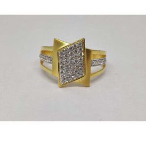 22k Gents Fancy Gold Ring Gr-28559