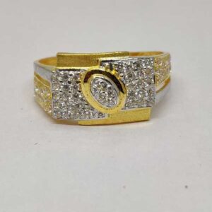 916 Gents Fancy Gold Ring Gr-28557