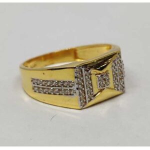 22k Gents Fancy Lion Ring R-28551