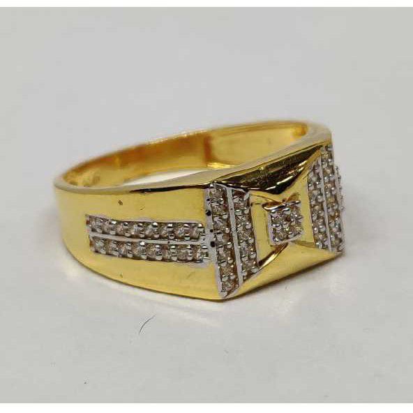 22k Gents Fancy Lion Ring R-28551
