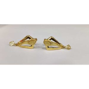 18k Ladies Fancy Gold Plain Bali Er-63111