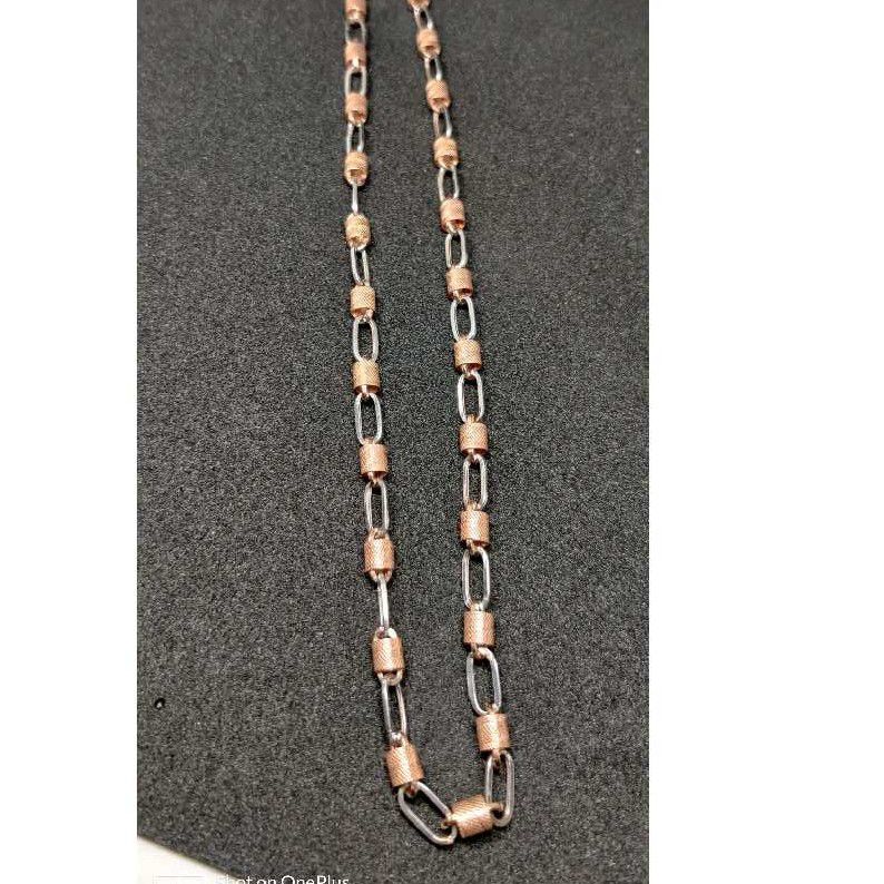 18k Gents Fancy Rose Italian Chain G-7120