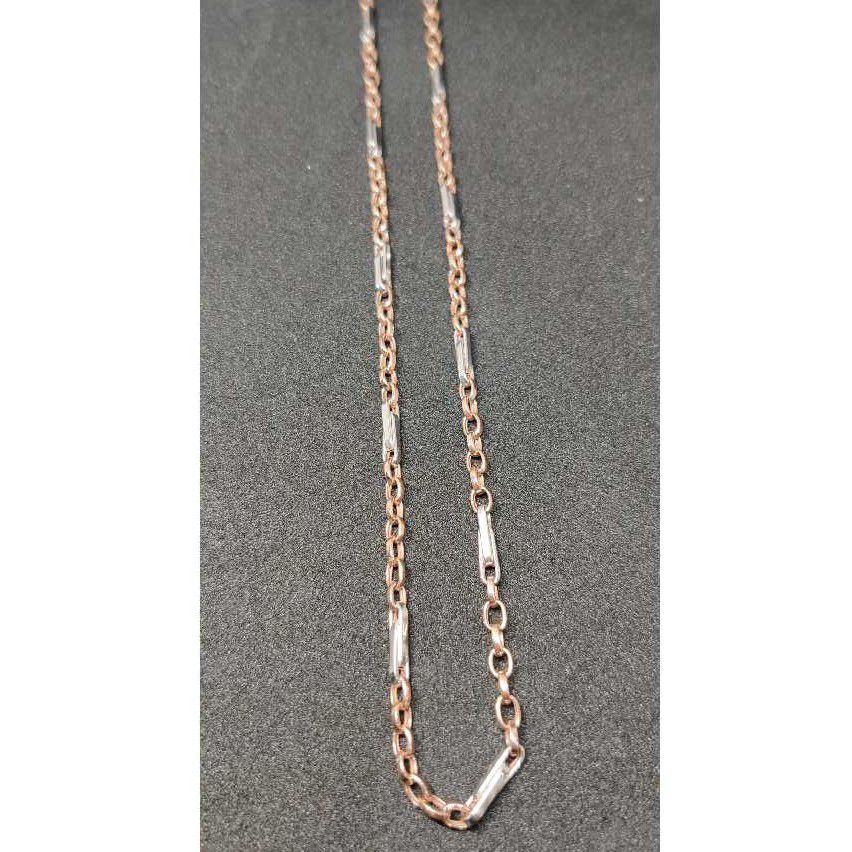 18k Gents Fancy Rose Gold Chain G-7115