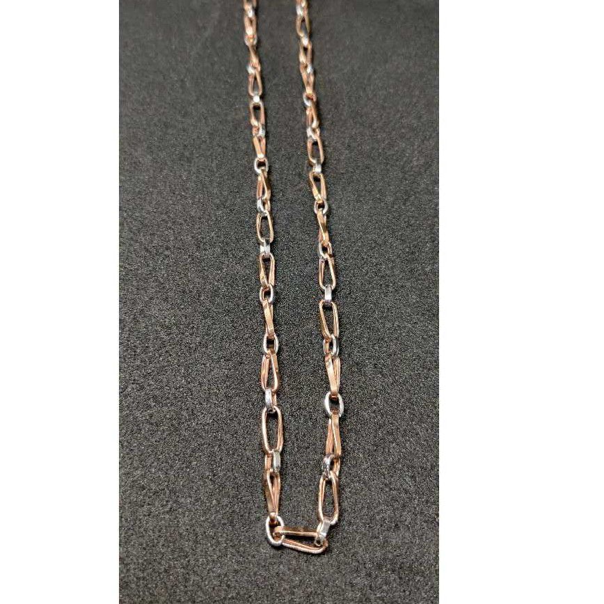 18k Gents Fancy Rose Italian Chain G-7114
