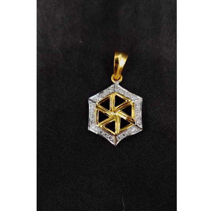 22k Gents Fancy Gold Pendant P-44548