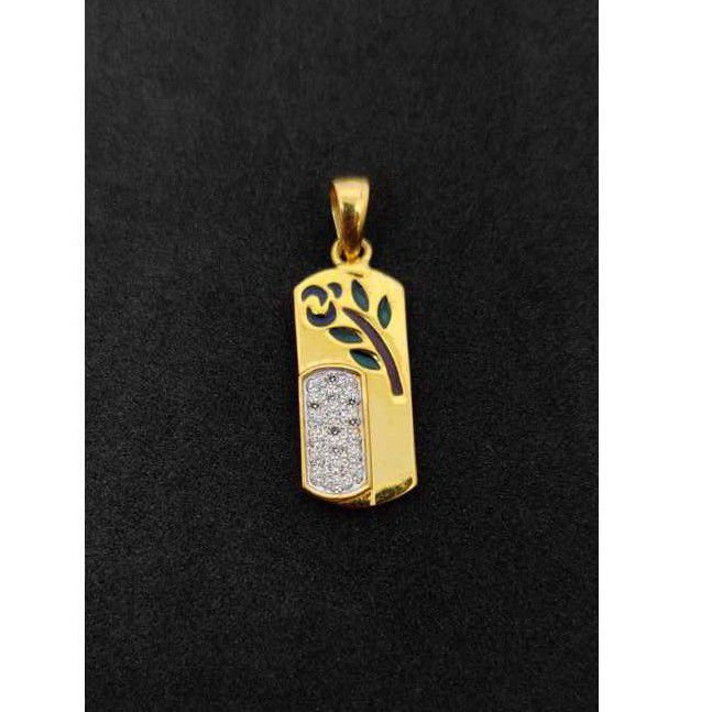 22k Gents Fancy Gold Pendant P-44535