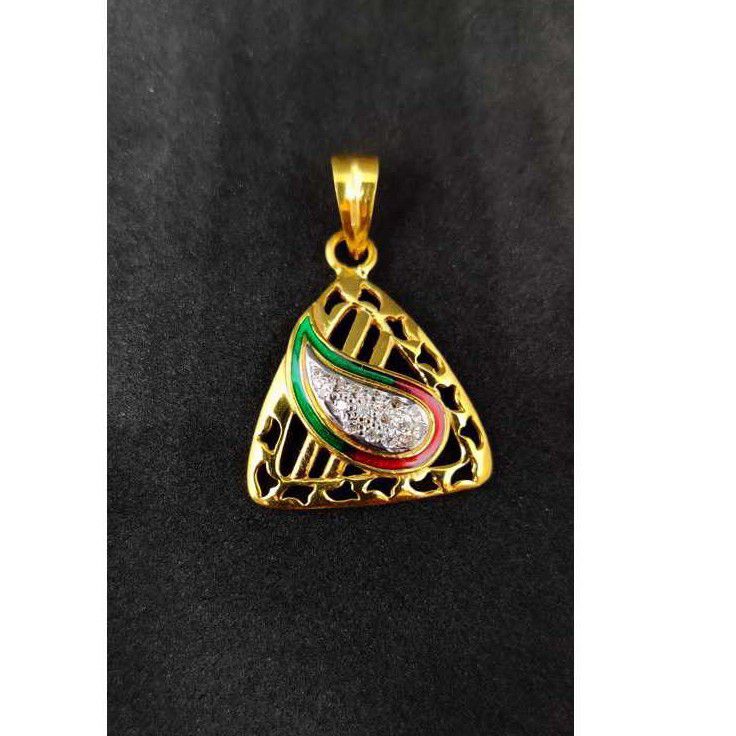 22k Gents Fancy Gold Pendant P-44533