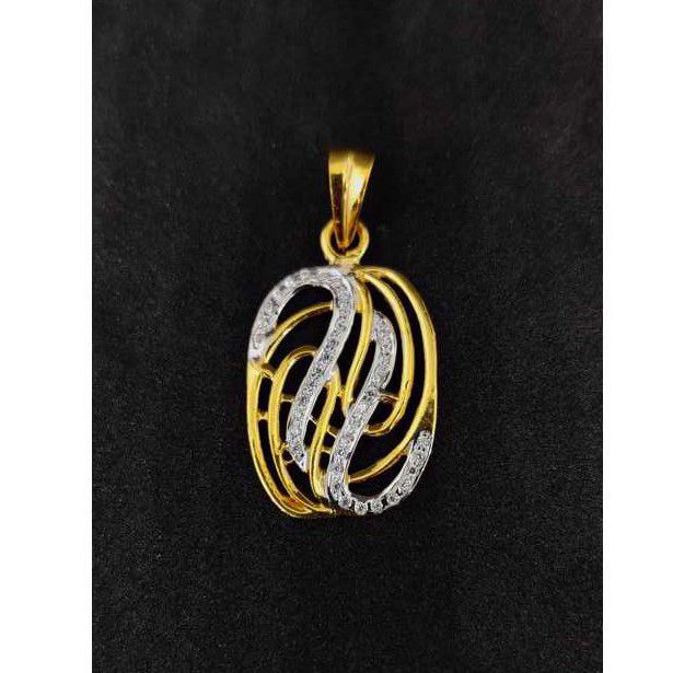 22k Men's Fancy Gold Pendant P-44524