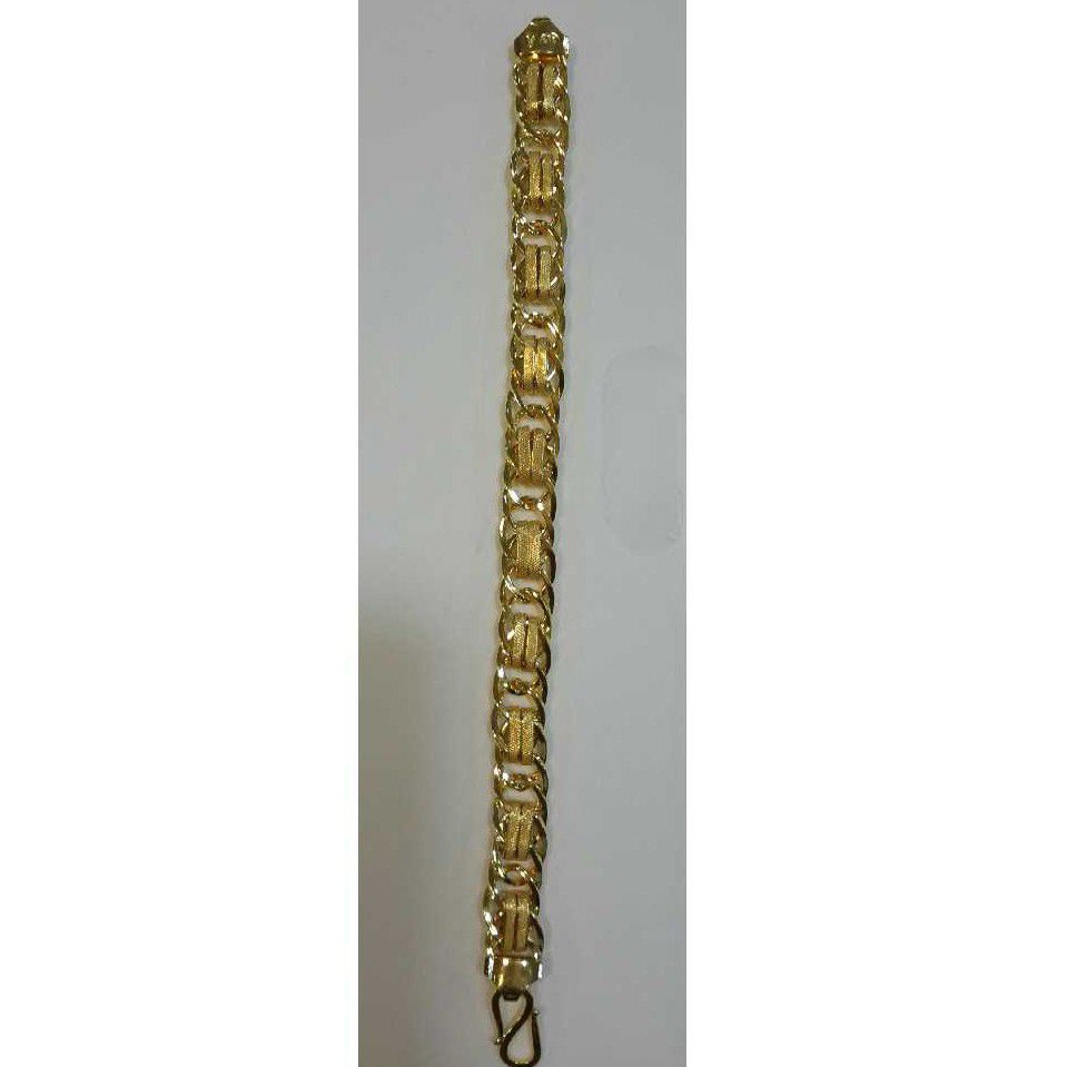 916 Gents Fancy Gold Bracelet G-10910