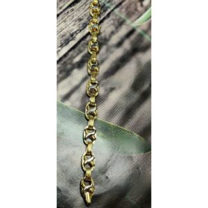 Men's 22k Lotus Gold Bracelet-10905