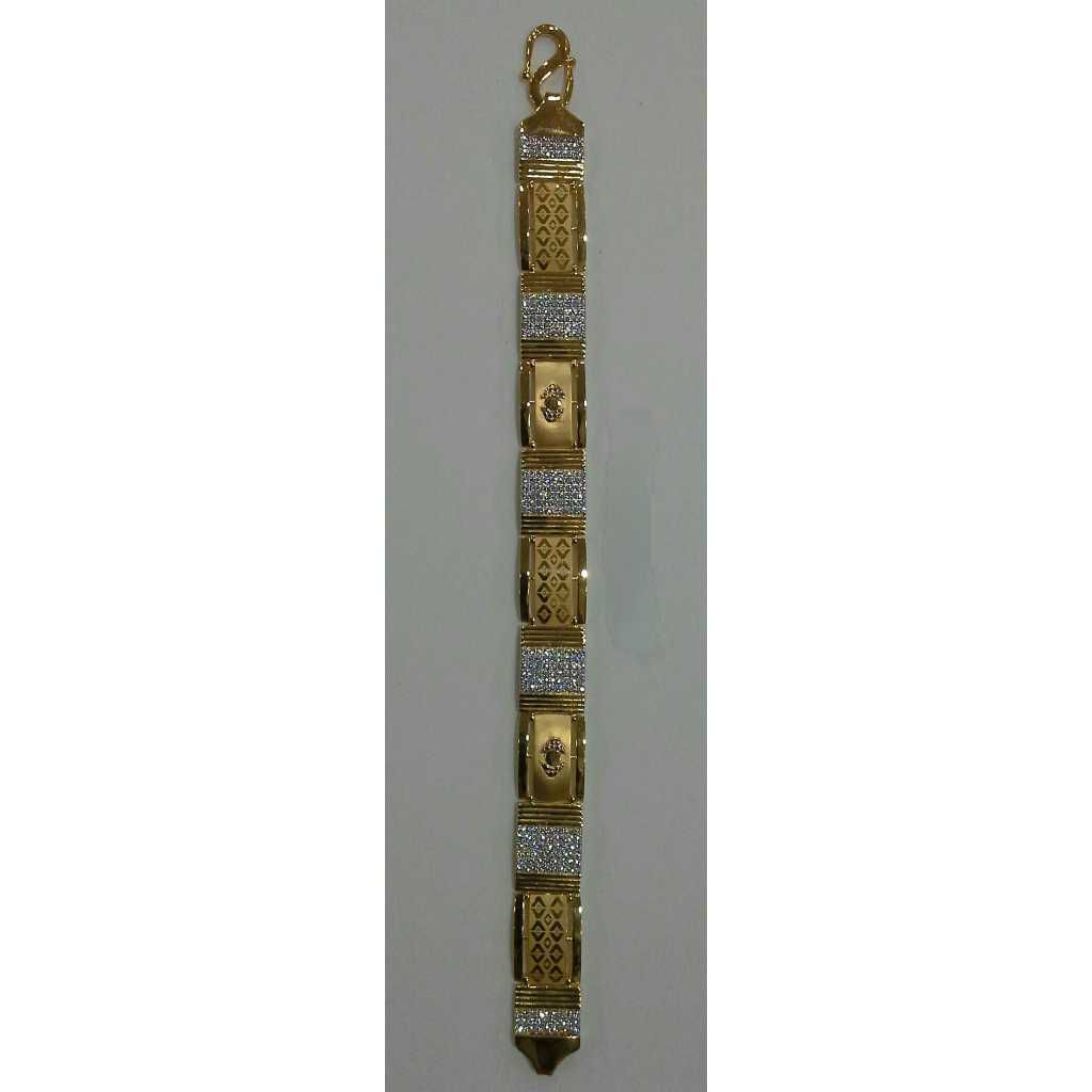 22k Gents Fancy Gold Lezzer Cutting Lucky G-10651 - Image 2