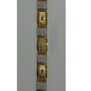 22k Gents Fancy Gold Lezzer Cutting Lucky G-10651