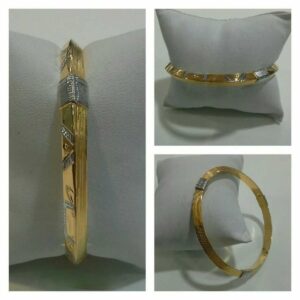 916 Fancy Gold Punjabi Kada G-4917