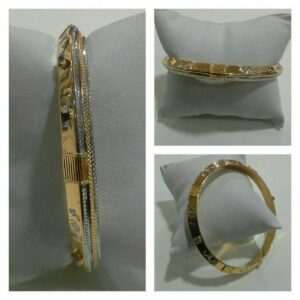 916 Exclusive Fancy Gents Gold Kada G-4912