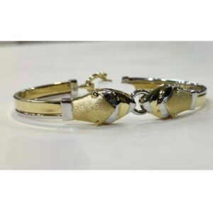 18k Exclusive Fancy Italian Kada G-4101