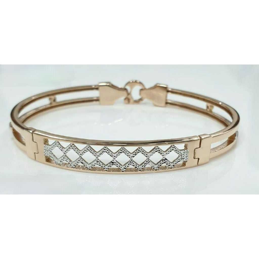 18k Gens Fancy Rose Gold Kada G-4307