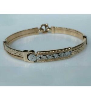 18k Gents Fancy Rose Gold Kada G-4306