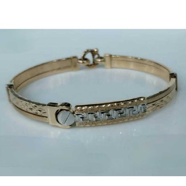 18k Gents Fancy Rose Gold Kada G-4306