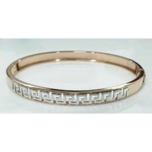 18k Gents Fancy Rose Gold Kada G-4305