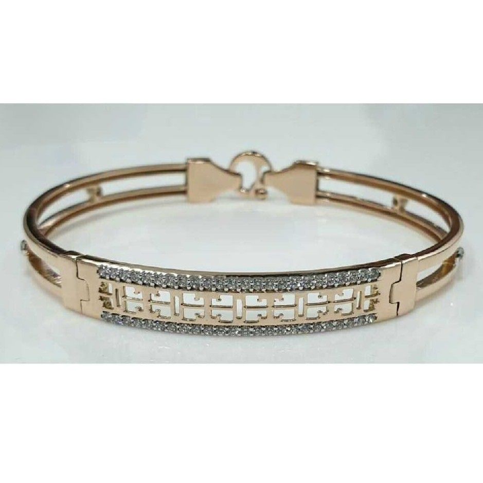 18k Exclusive Fancy Rose Gold Kada G-4304