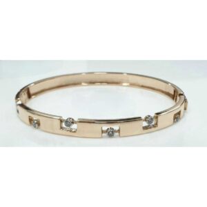 18k Gents Fancy Rose Gold Kada G-4303