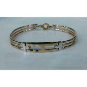 18k Gens Fancy Rose Gold Kada G-4302