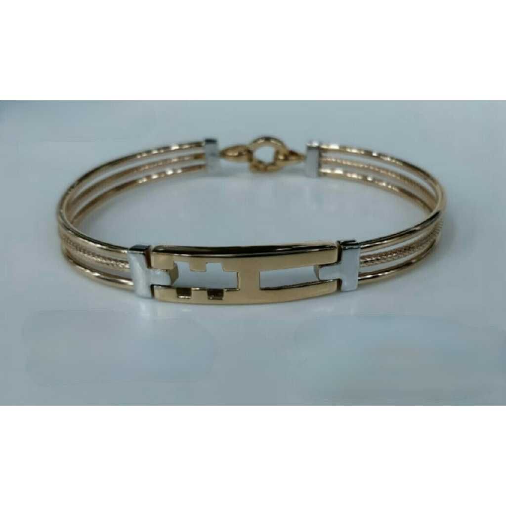 18k Gens Fancy Rose Gold Kada G-4302