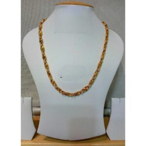 22k Gents Fancy Gold Lotus Chain G-6416