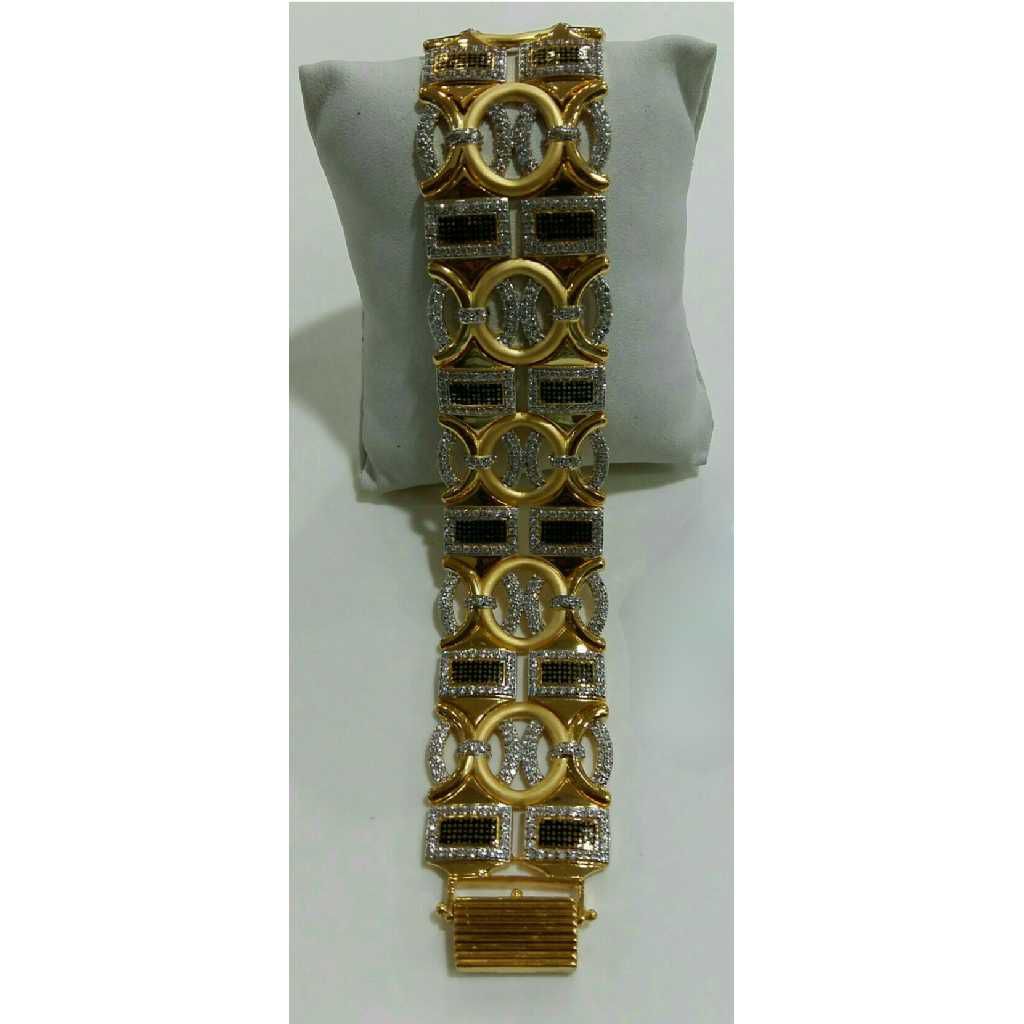 916 Gents Fancy Gold Heavy Bracelet G-9615