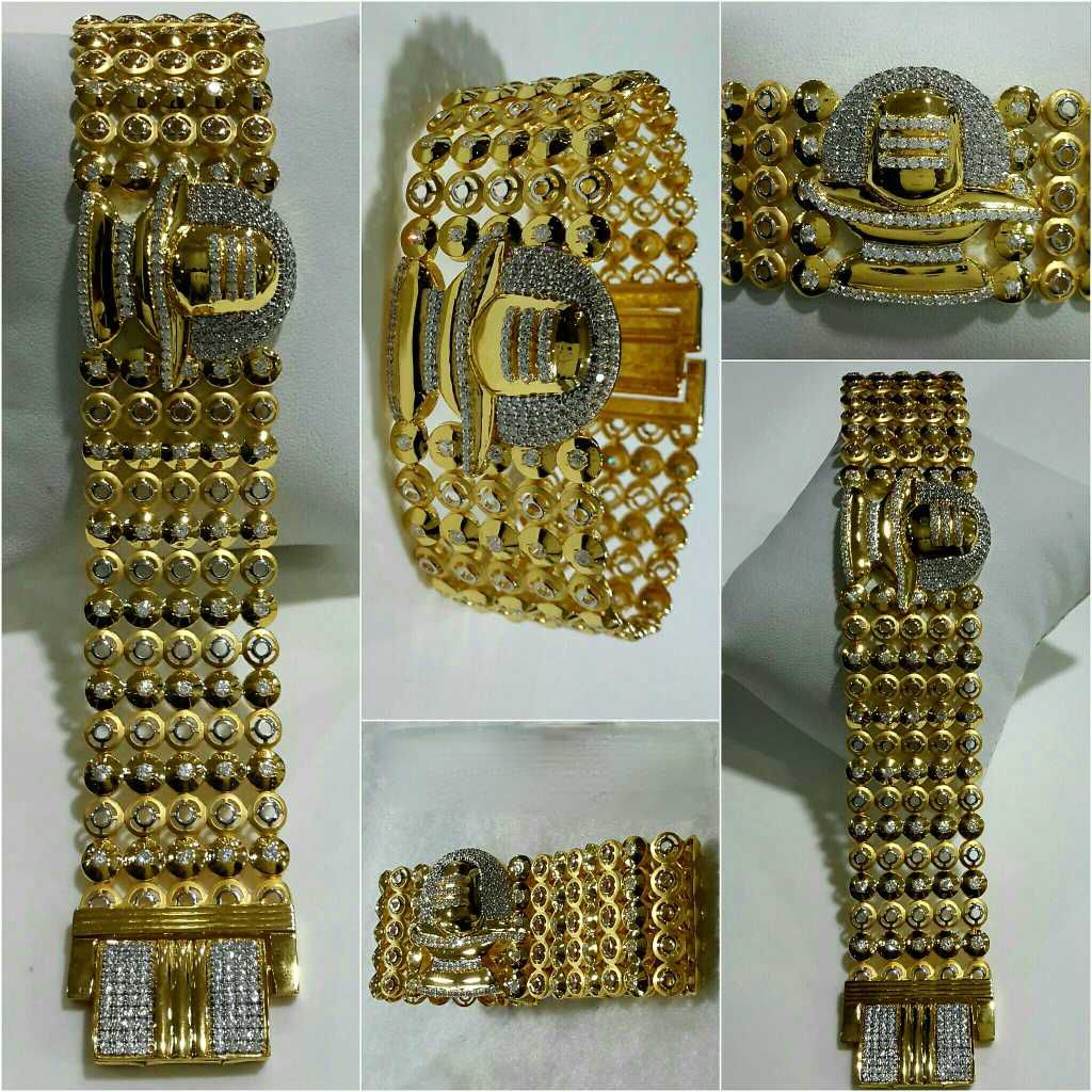 22k Gents Fancy Gold Heavy Bracelet G-9612