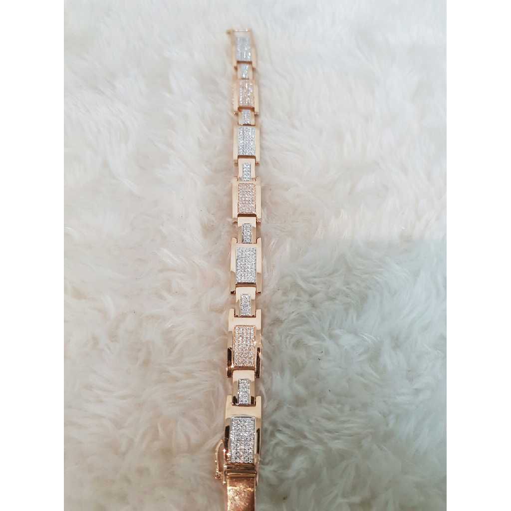 18k Gents Fancy Rose Gold Lucky G-10258