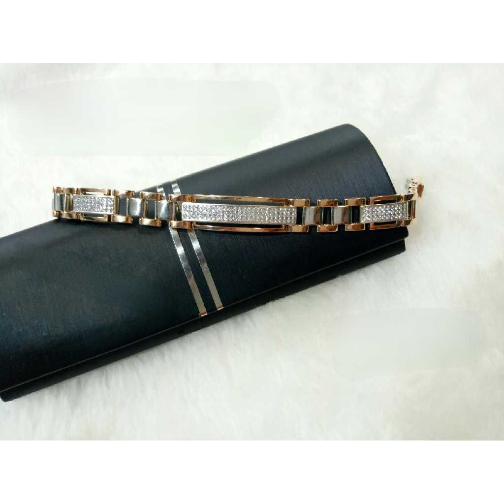 18k Men's Exclusive Rose Gold Bracelet G-10254
