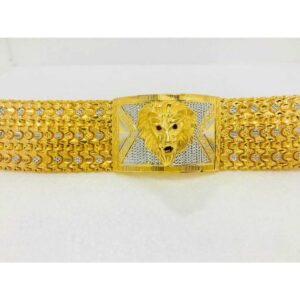 22k Gents Fancy Gold Lion Lucky G-9867