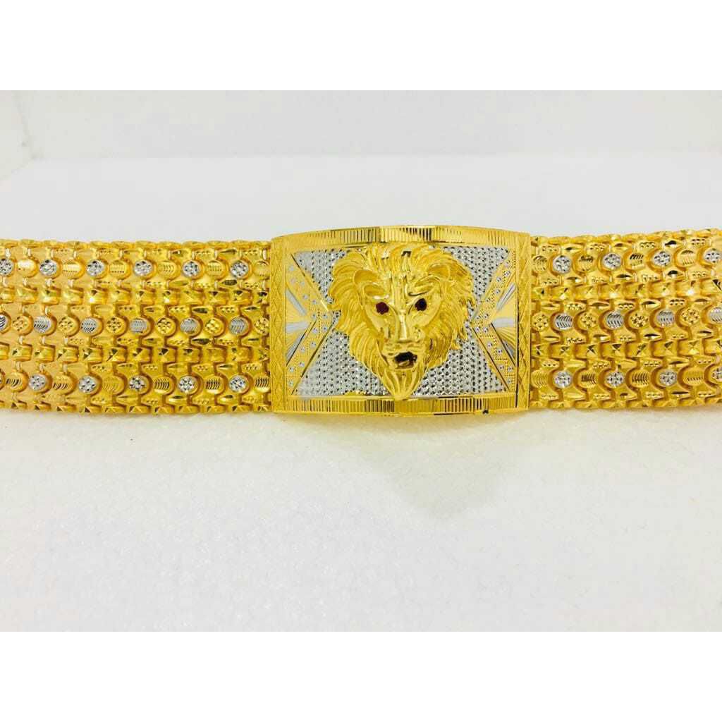 22k Gents Fancy Gold Lion Lucky G-9867