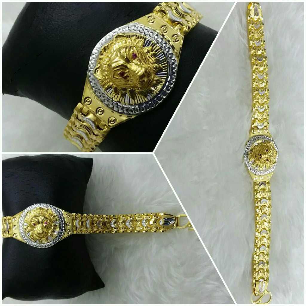 22k Gents Fancy Gold Lion Lucky G-9864