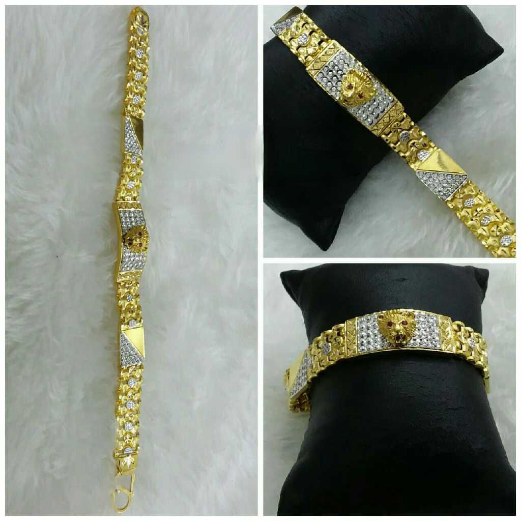 916 Gents Fancy Gold Bracelet G-9862