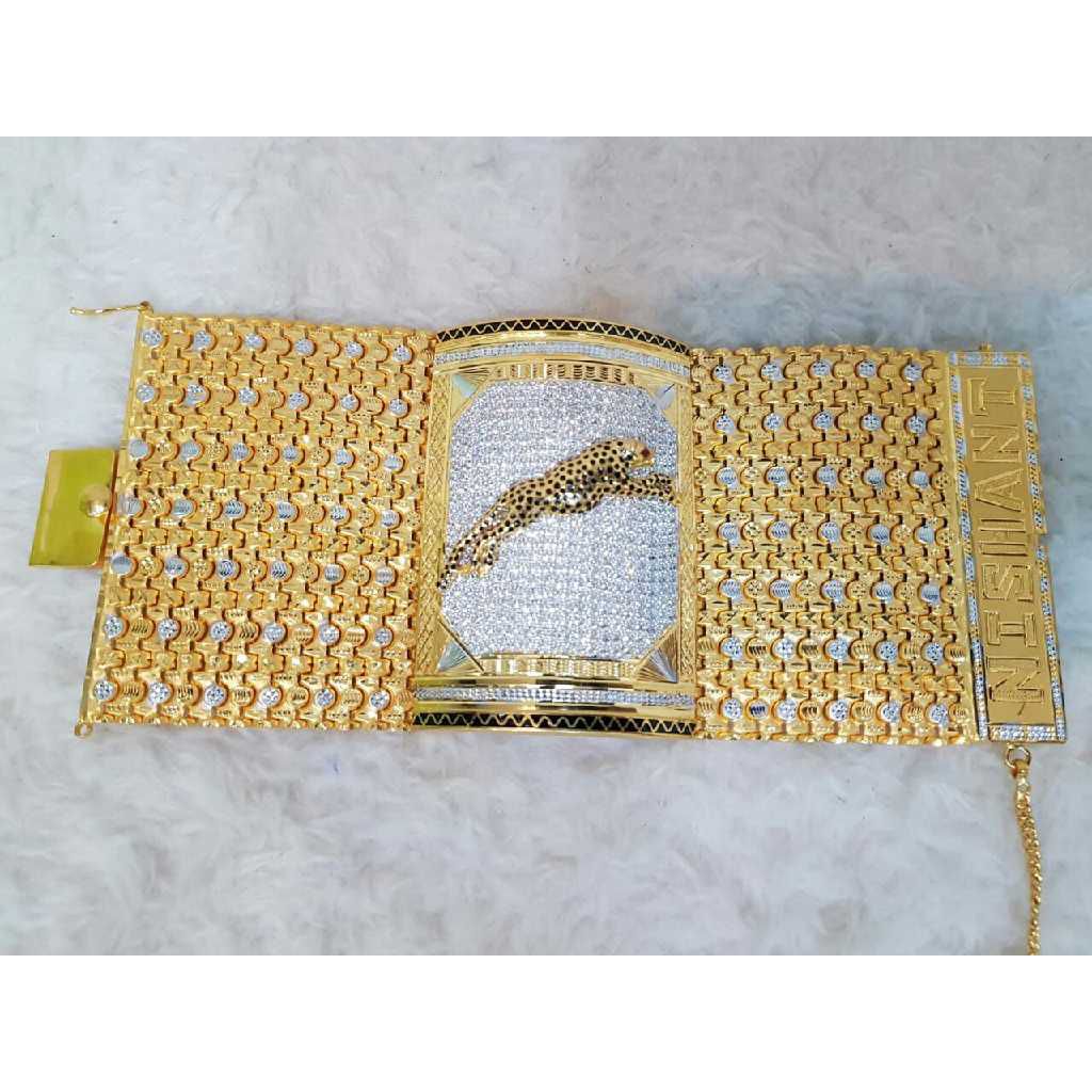 22k Gents Fancy Heavy Jaguar Lucky G-9855