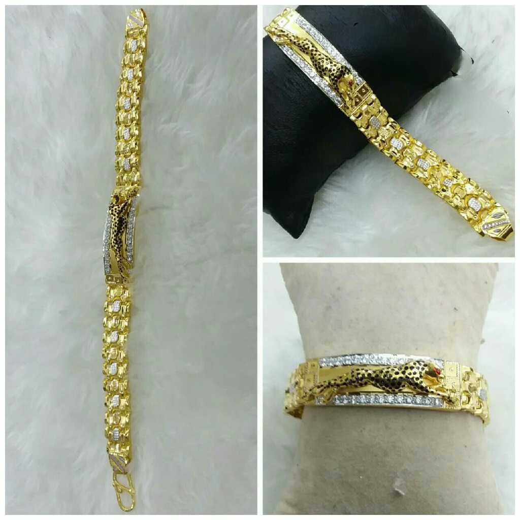 916 Gents Fancy Gold Jaguar Lucky G-9854