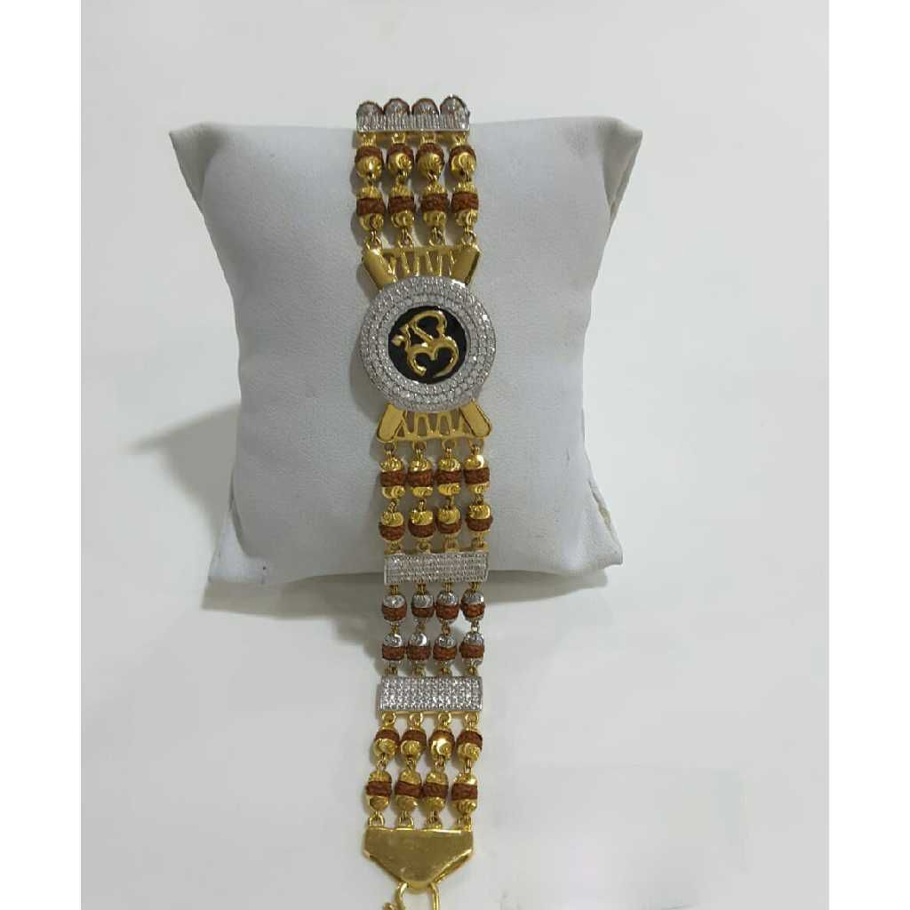 22k Gents Fancy Gold Bracelet G-10164