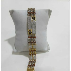 916 Gents Fancy Gold Om Bracelet G-10162