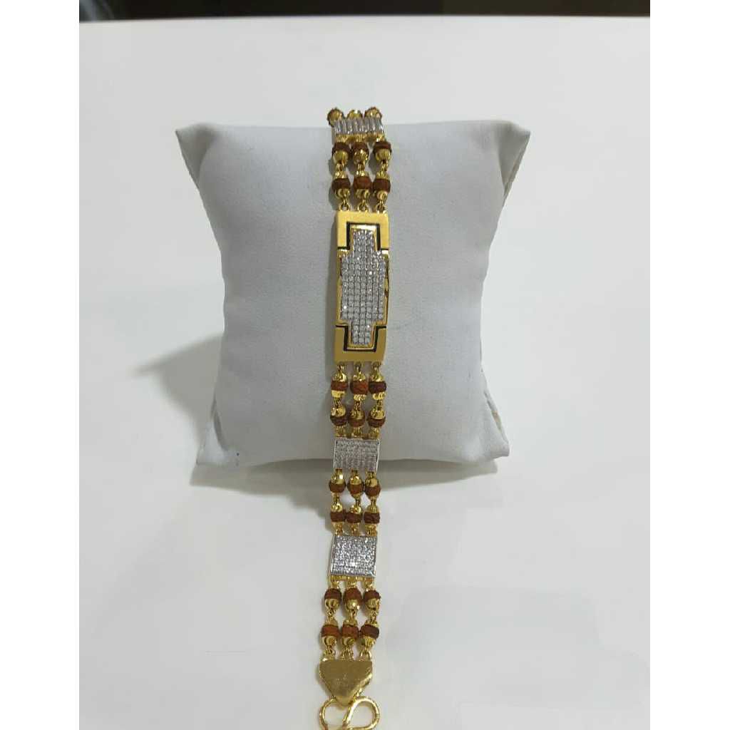 916 Gents Fancy Gold Rudrakash Lucky G-10161