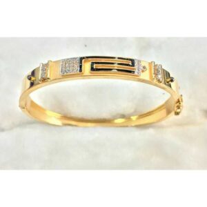 22k Gents Fancy Gold Handmade Kada G-3717