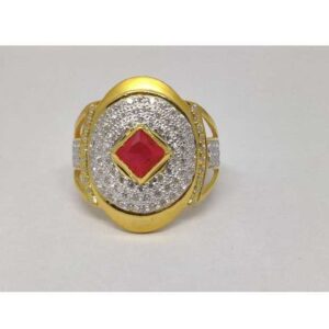 22k Gents Fancy Gold Colour Ring Gr-26783