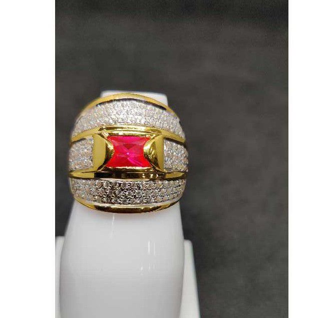 22k Gents Fancy Gold Colour Ring Gr-26782