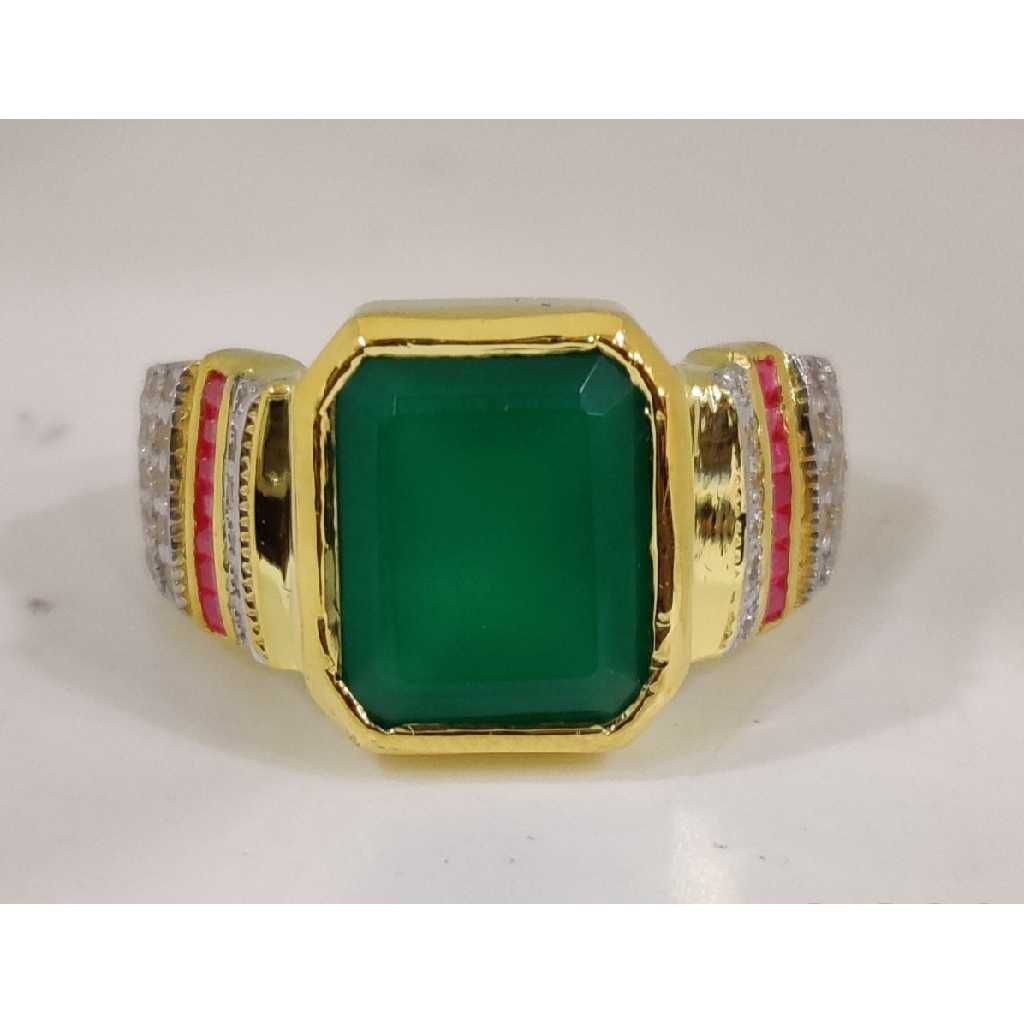 916 Gents Fancy Gold Colour Ring Gr-26777