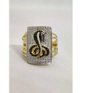 22k Gents Fancy Gold Ring Gr-26029