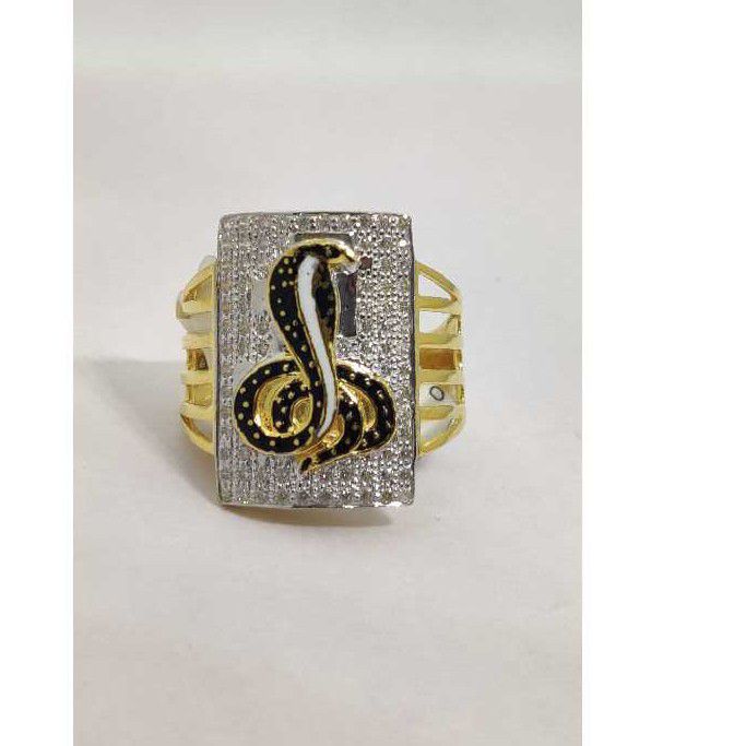 22k Gents Fancy Gold Ring Gr-26029