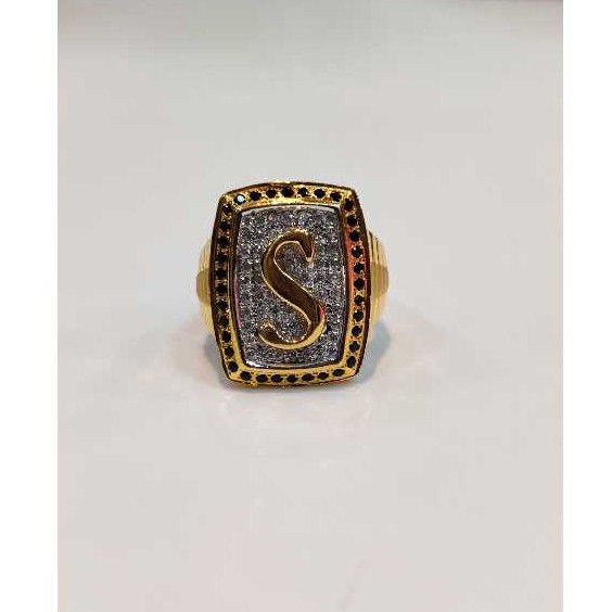 916 Gents Fancy S Letter Ring Gr-26027