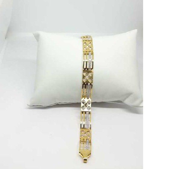 22k Gents Fancy Gold Bracelet G-9205