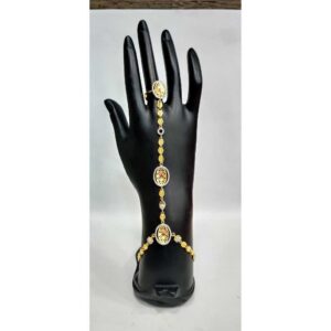 916 Ladies Fancy Gold Hathpan H-58534